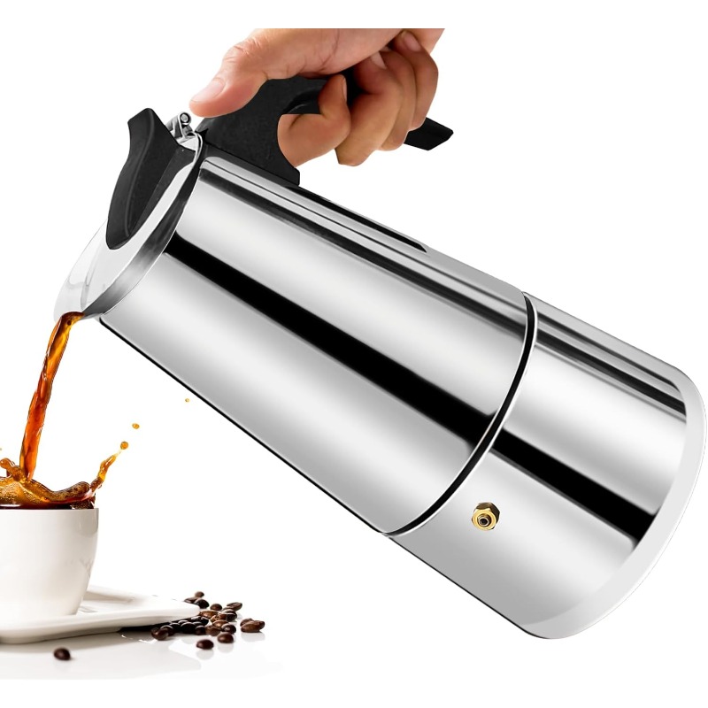 Coffee Equipment Wdt - 6 Cup Mocha Pot Stainless Steel