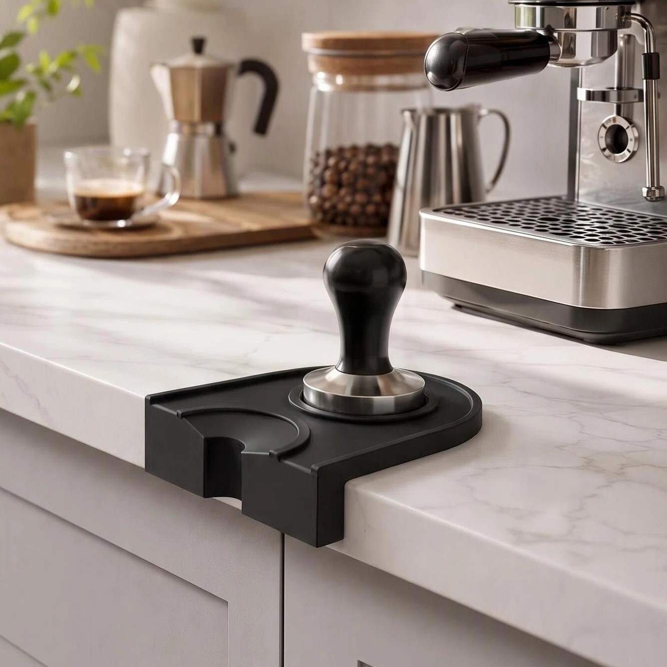 Coffee Tamper Mat Silicone Sma - огляд і ціна Coffee Equipment Set