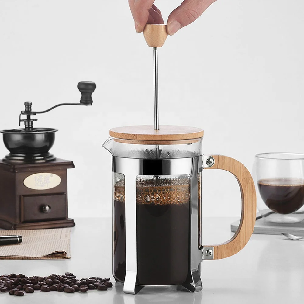 350/600ml Stainless Steel Pres - огляд і ціна Coffee Equipment Camping