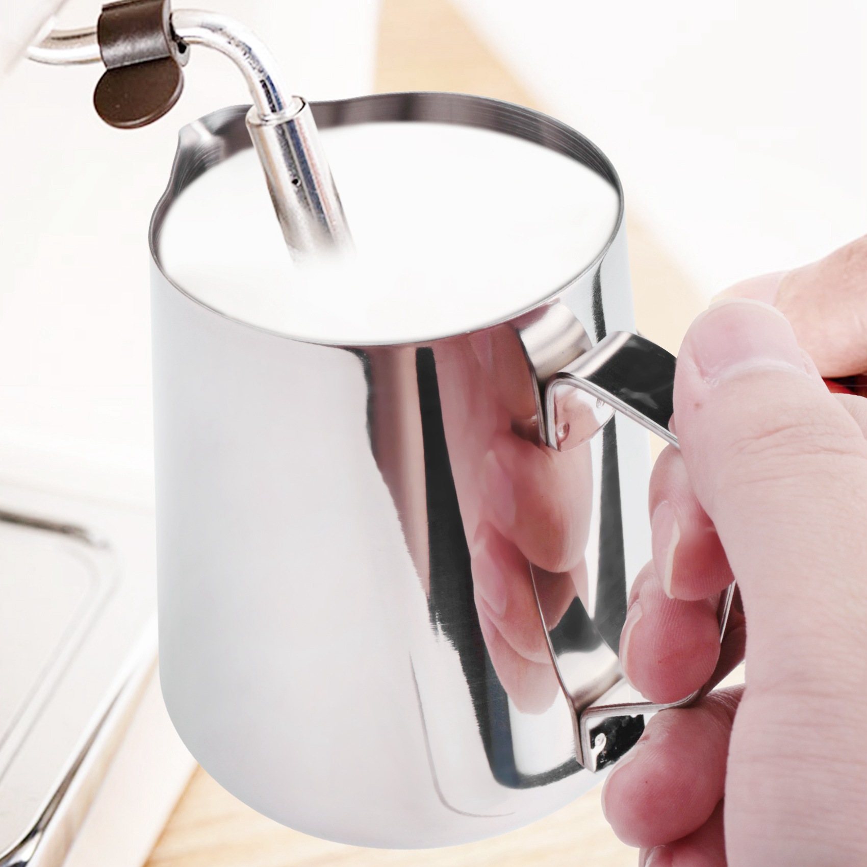 Milk Frothing Pitcher 350Ml (1 - огляд і ціна Milk Steaming Pitcher