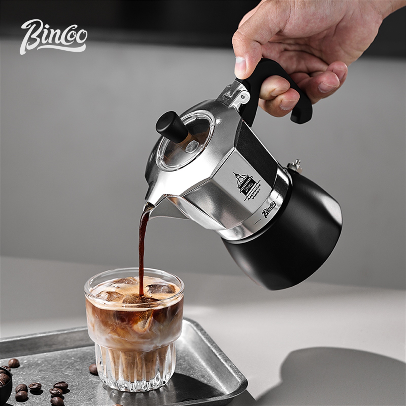 BINCOO Double Valve Moka Pot，E - огляд і ціна Coffee Equipment Set
