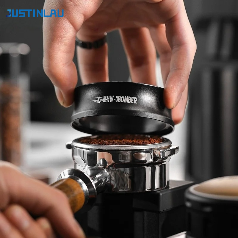 JUSTINLAU 51/54/58mm Coffee Do - огляд і ціна Dosing Funnel Ring
