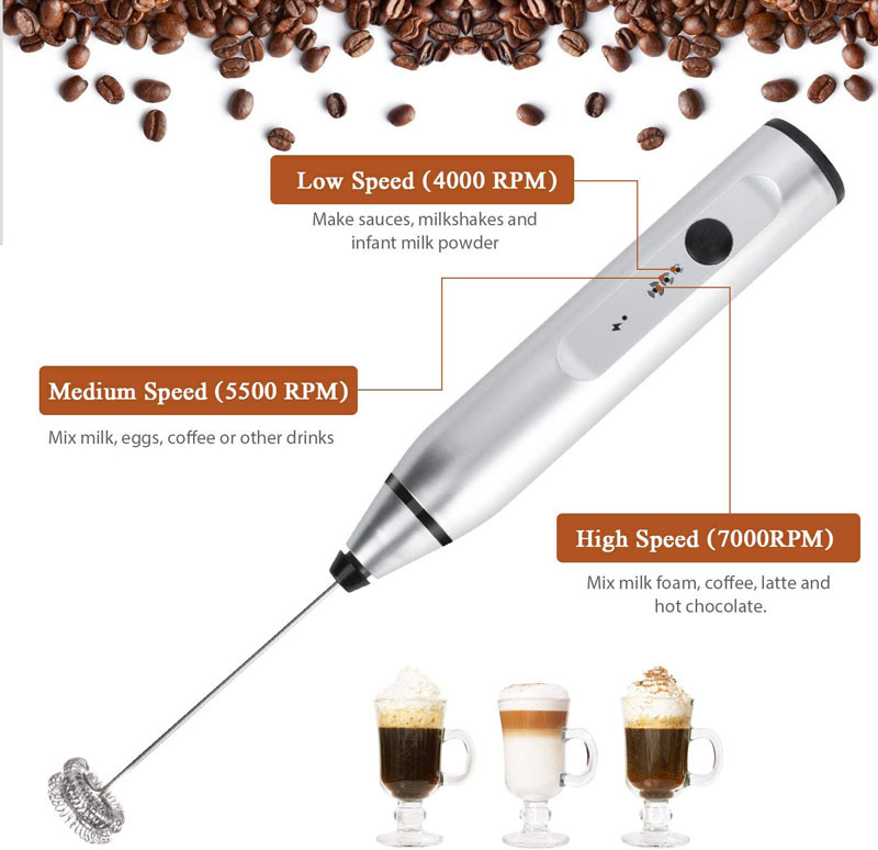 Mini Electric Handheld Milk Fr - огляд і ціна Milk Steaming Pitcher