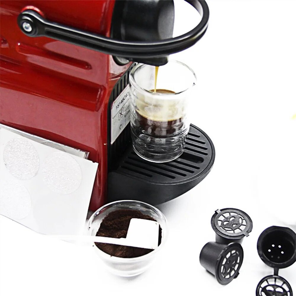 4 Pieces Reusable Coffee Capsu - огляд і ціна Coffee Equipment Set