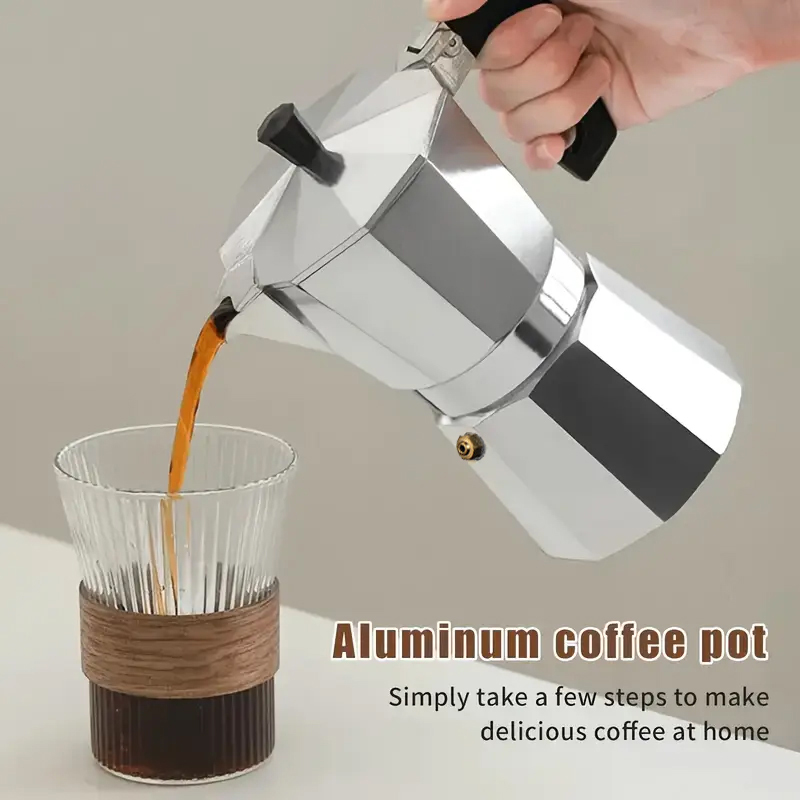 Classic Aluminum Moka Pot 50-3 - огляд і ціна Coffee Equipment Set