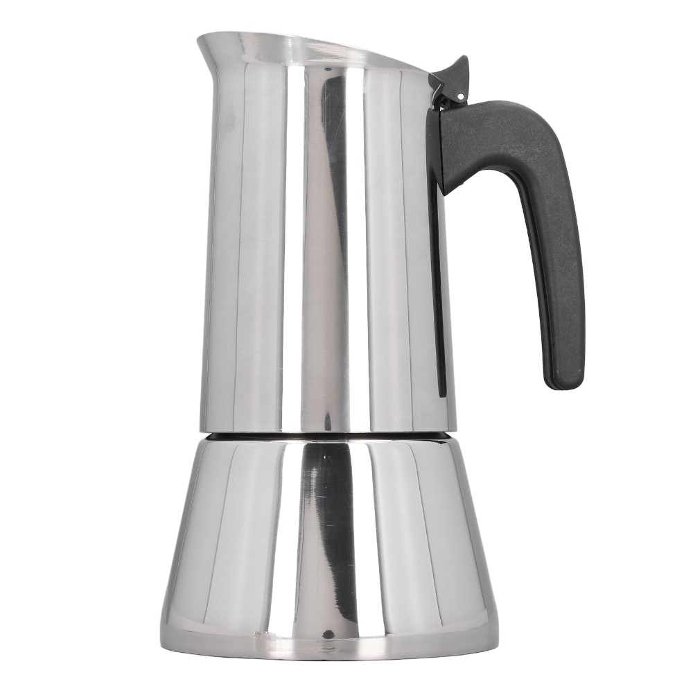 Stainless Steel Moka Pot Large - огляд і ціна Coffee Equipment Wdt