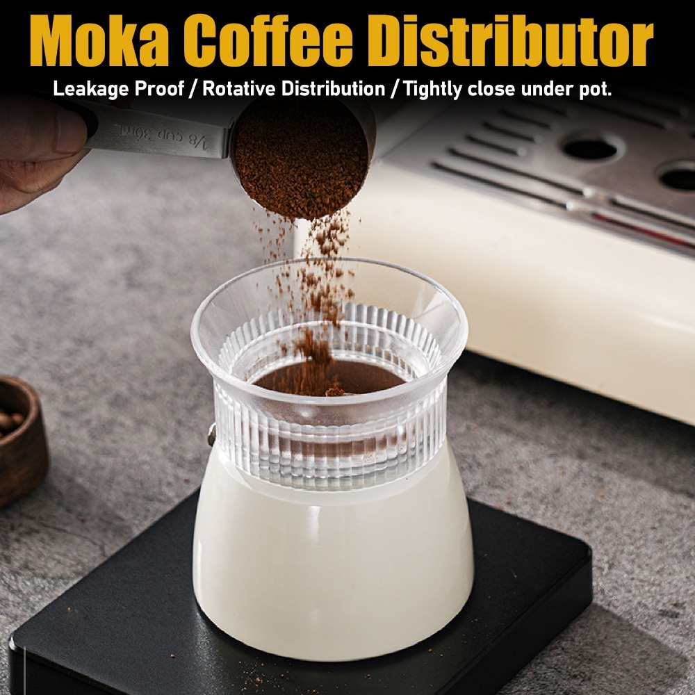 Transparent/Black Moka Pot Dos - огляд і ціна Dosing Funnel Ring